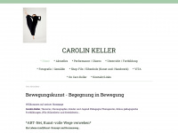 carolin-keller.de Webseite Vorschau