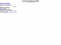 bueroservice-hiller.de Webseite Vorschau