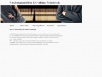 christina-friedrich.de Webseite Vorschau