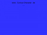 curiouscharacter.de Webseite Vorschau