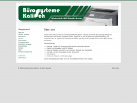 buerosysteme-kalisch.de Webseite Vorschau