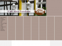 cafe-altes-forsthaus.de Webseite Vorschau