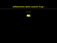 cosmic-frog.de Webseite Vorschau