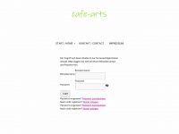 cafe-arts.de Webseite Vorschau
