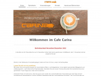 cafe-carina.de Webseite Vorschau