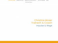 christine-moser.de Webseite Vorschau