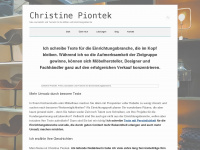 christine-piontek.de Webseite Vorschau