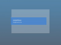 cosmixx.de Webseite Vorschau