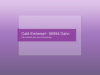 cafe-eisheisel.de Webseite Vorschau