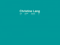 christinelang.eu Webseite Vorschau