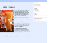 cafe-frappe.info Webseite Vorschau