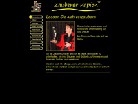 zauberer-papion.de Webseite Vorschau