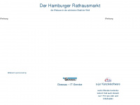 hamburger-rathausmarkt.de Webseite Vorschau