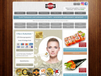 sushi-izumi.de Webseite Vorschau