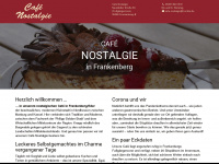 cafe-nostalgie.de Webseite Vorschau