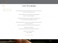 cafe-wunderbar.com Webseite Vorschau