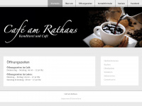 cafeamrathaus.de Webseite Vorschau