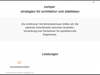 compar-architektur.de Webseite Vorschau