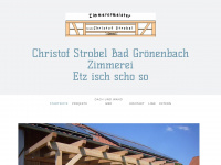 christof-strobel.de Webseite Vorschau