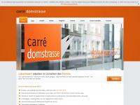 carre-domstrasse.de Webseite Vorschau