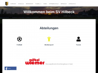 sv-hilbeck.de Webseite Vorschau