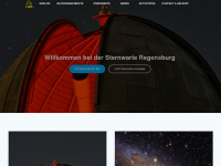 sternwarte-regensburg.de Webseite Vorschau