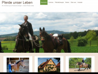 pferde-unser-leben.de Webseite Vorschau
