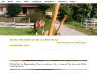 old-west-ranch.de Webseite Vorschau