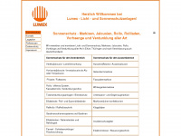 lumex-sonnenschutz.de Webseite Vorschau