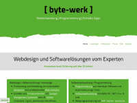 byte-werk.de Webseite Vorschau