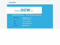 christoph-walter.eu Webseite Vorschau