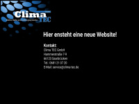 clima-tec.de Webseite Vorschau