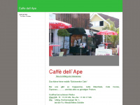 caffedellape.de Webseite Vorschau