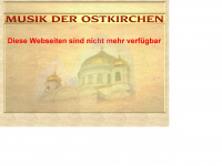 byzantinischemusik.de Webseite Vorschau