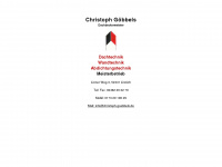 christophgoebbels.de Webseite Vorschau