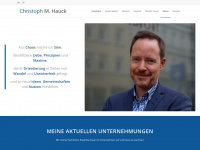 christophhauck.de Webseite Vorschau