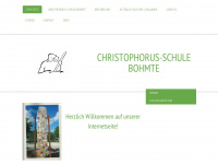 christophorusschule-bohmte.de Webseite Vorschau