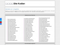 sitekodlari.com Webseite Vorschau