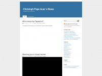christophpepeauer.wordpress.com Webseite Vorschau