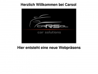carsol.de Webseite Vorschau