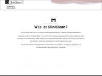 cliniclean.de Webseite Vorschau