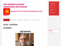 particommuniste.be Webseite Vorschau