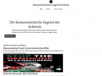 kommunistischejugend.ch Webseite Vorschau