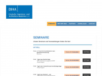 diaa-akademie.de Webseite Vorschau