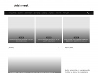 arisinvest.ro Webseite Vorschau