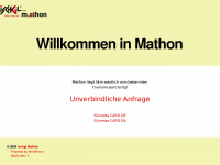 mathon.at Webseite Vorschau