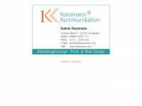 kassmann.com Webseite Vorschau