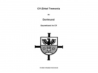 cv-tremonia.de Webseite Vorschau
