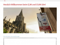 cvjm-jugendwerk-ulm.de Webseite Vorschau