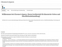 chrome-spares.com Webseite Vorschau